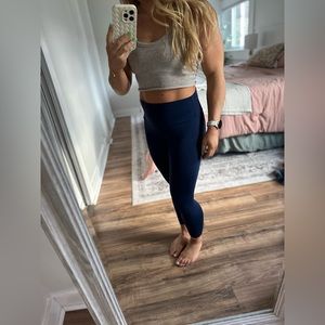 Size small navy Nobull crop tights (23” Inseam)